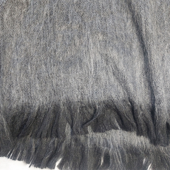 Pokoloko Cowl Neck Alpaca Poncho with Fringe, OS - Picture 7 of 10